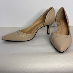 Kelly & Katie Shenna Beige D'Orsay Pointed Toe Pumps Women's 8M KK-Shenna
